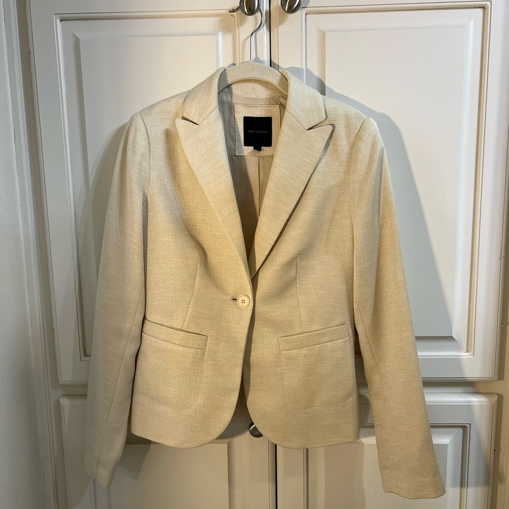 The Limited White Blazer